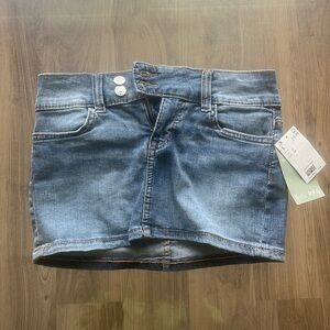 H&M y2k denim mini skirt